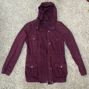 Maroon Utility Jacket
